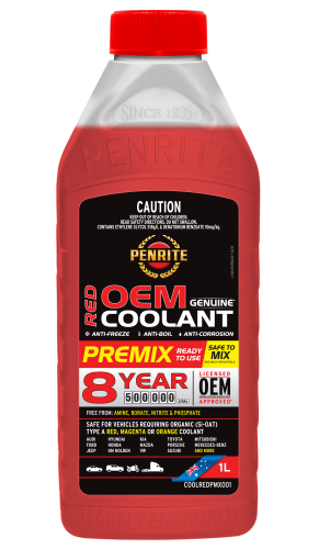 RED OEM COOLANT PREMIX